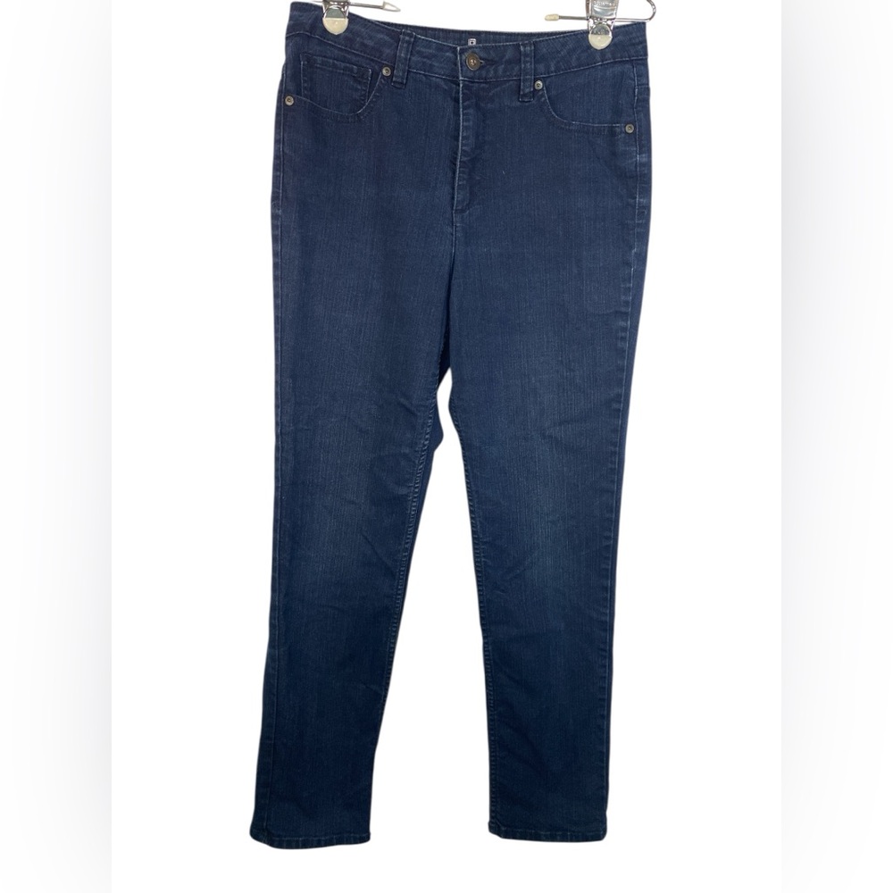 Liz Claiborne Tapered Leg Classic Blue Jeans Women’s Size 6